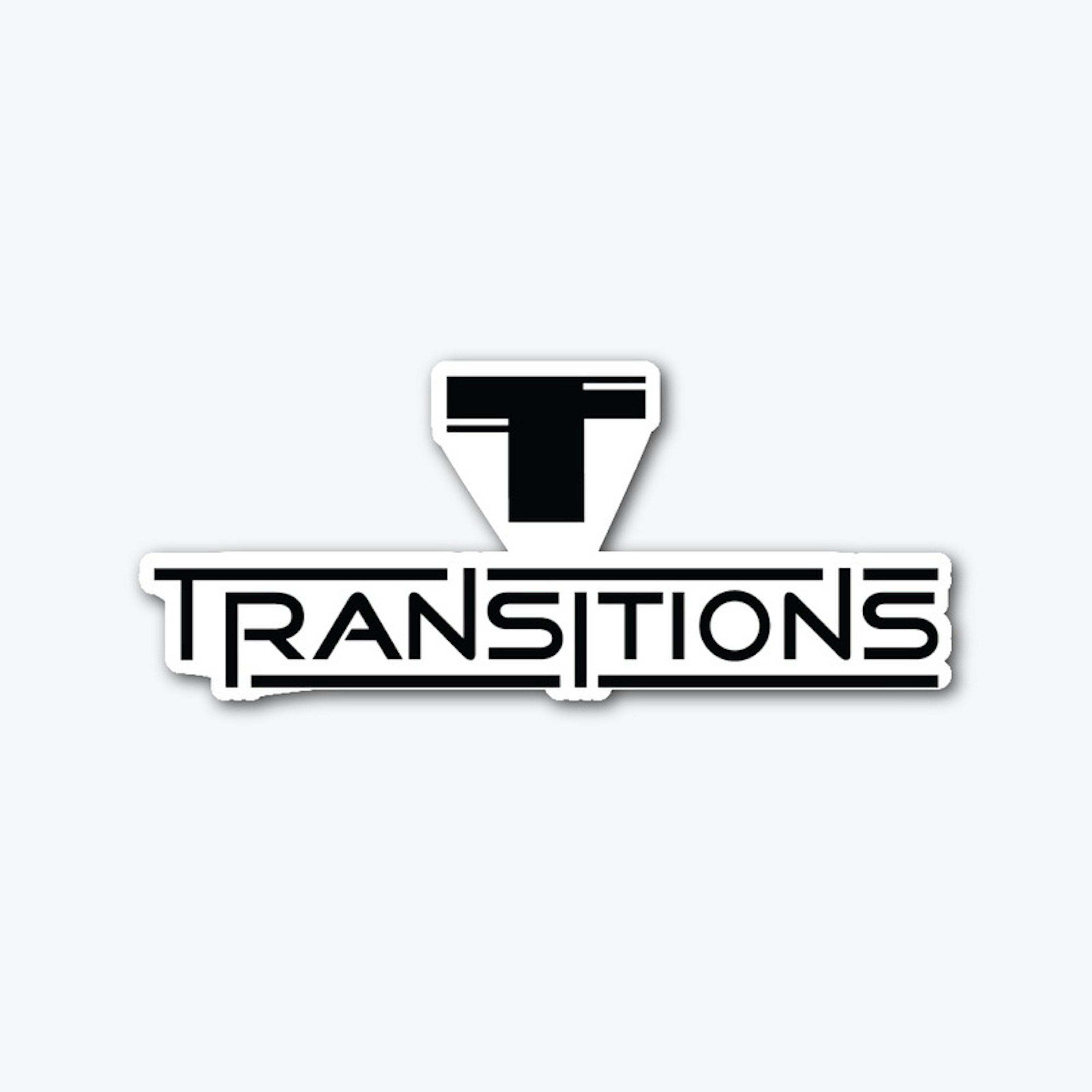Transitions Black Logo Apparel