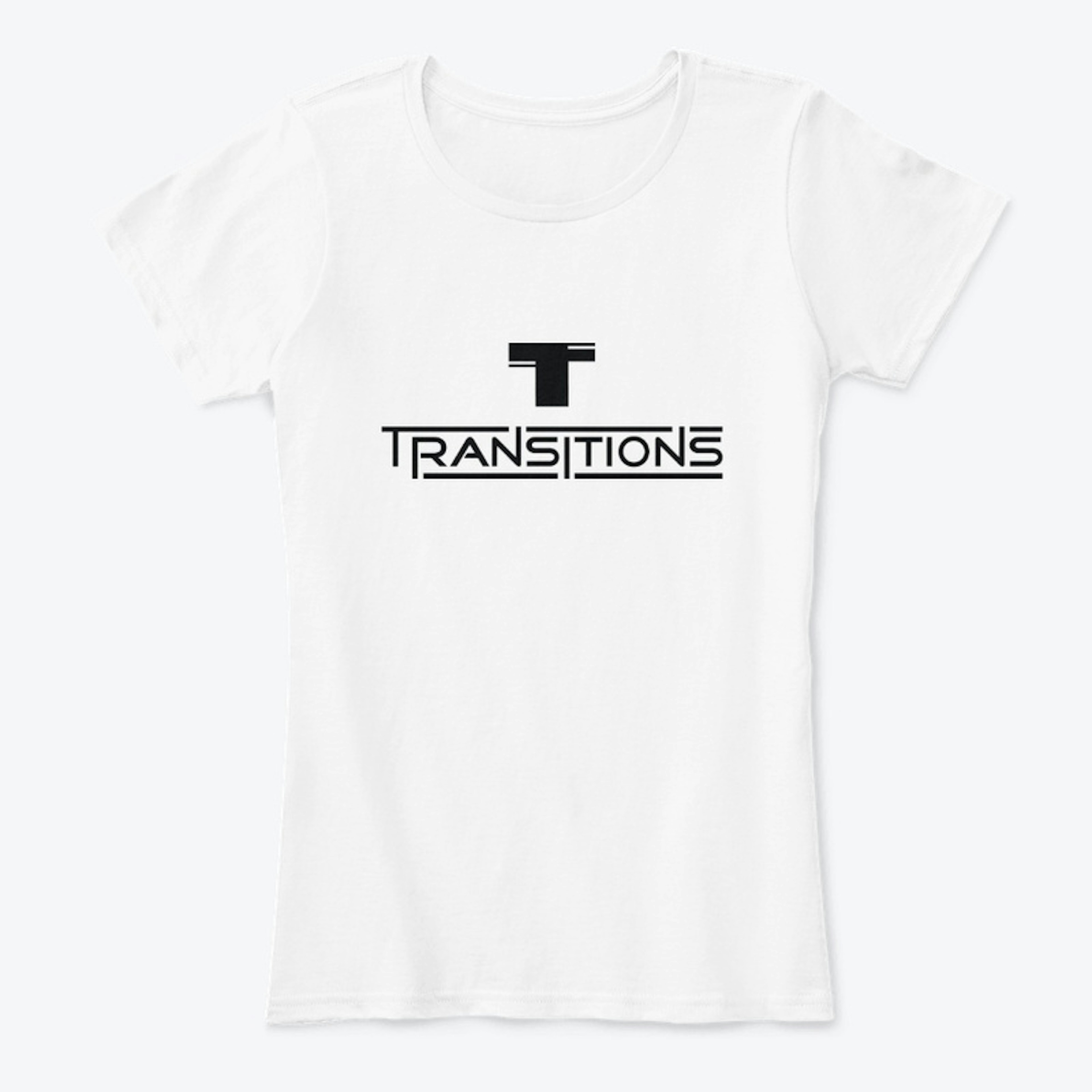 Transitions Womens T-shirts (Black Logo)